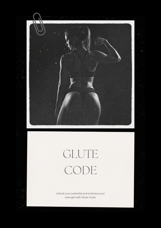 Glute Code ebook cover — 12-week science-based glute training program for women by Built to Last